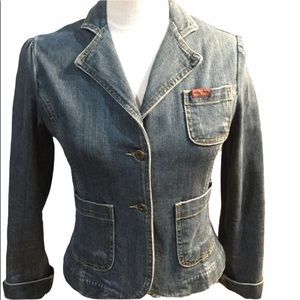 GUARANA BRASIL szM sexy jean jacket 3 pockets